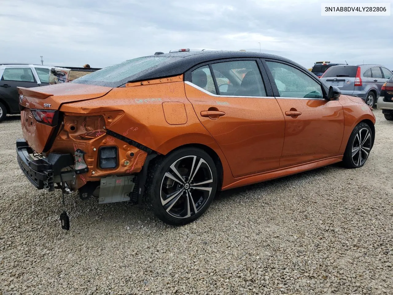 2020 Nissan Sentra Sr VIN: 3N1AB8DV4LY282806 Lot: 73081574