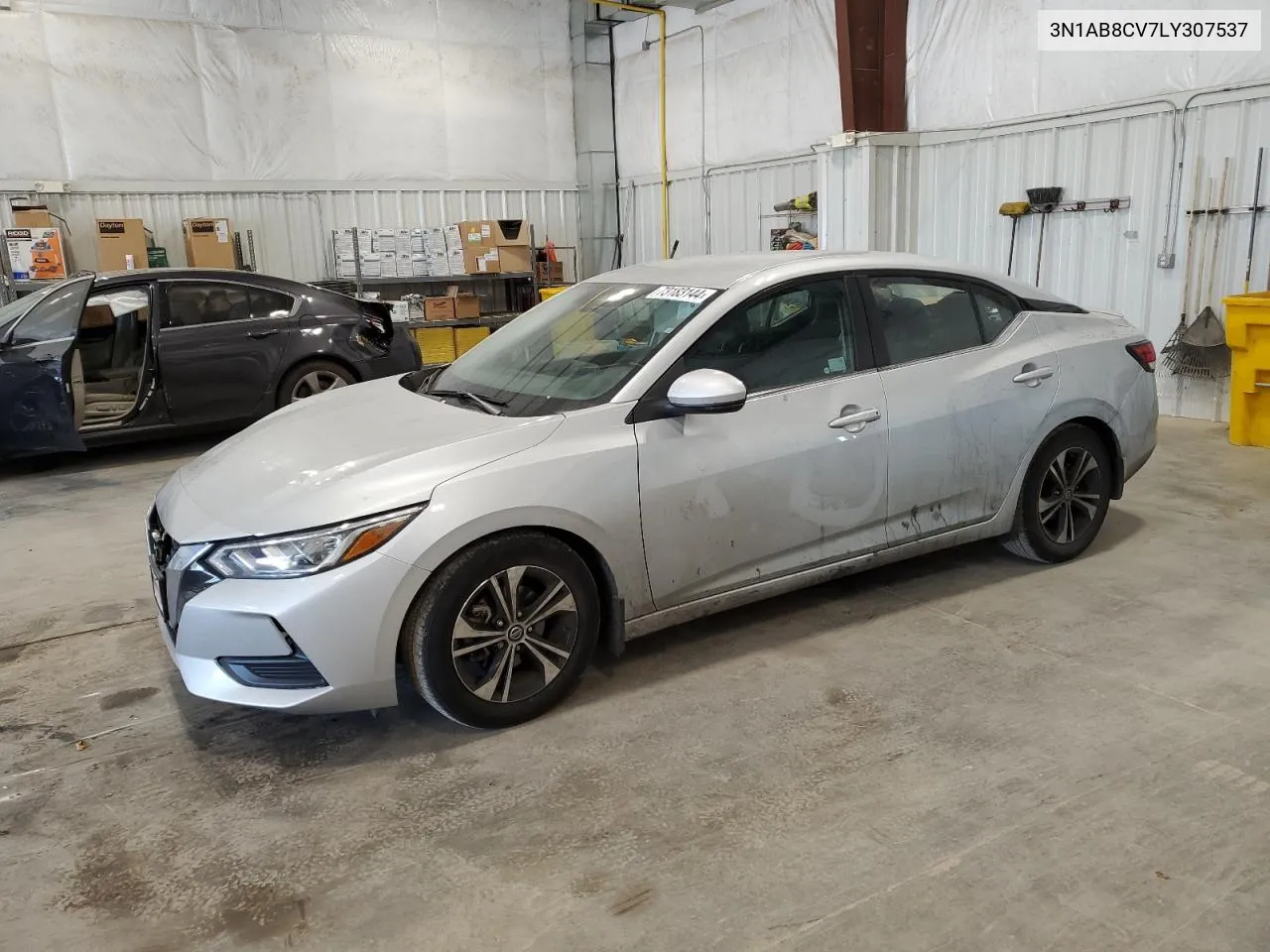 2020 Nissan Sentra Sv VIN: 3N1AB8CV7LY307537 Lot: 73183144