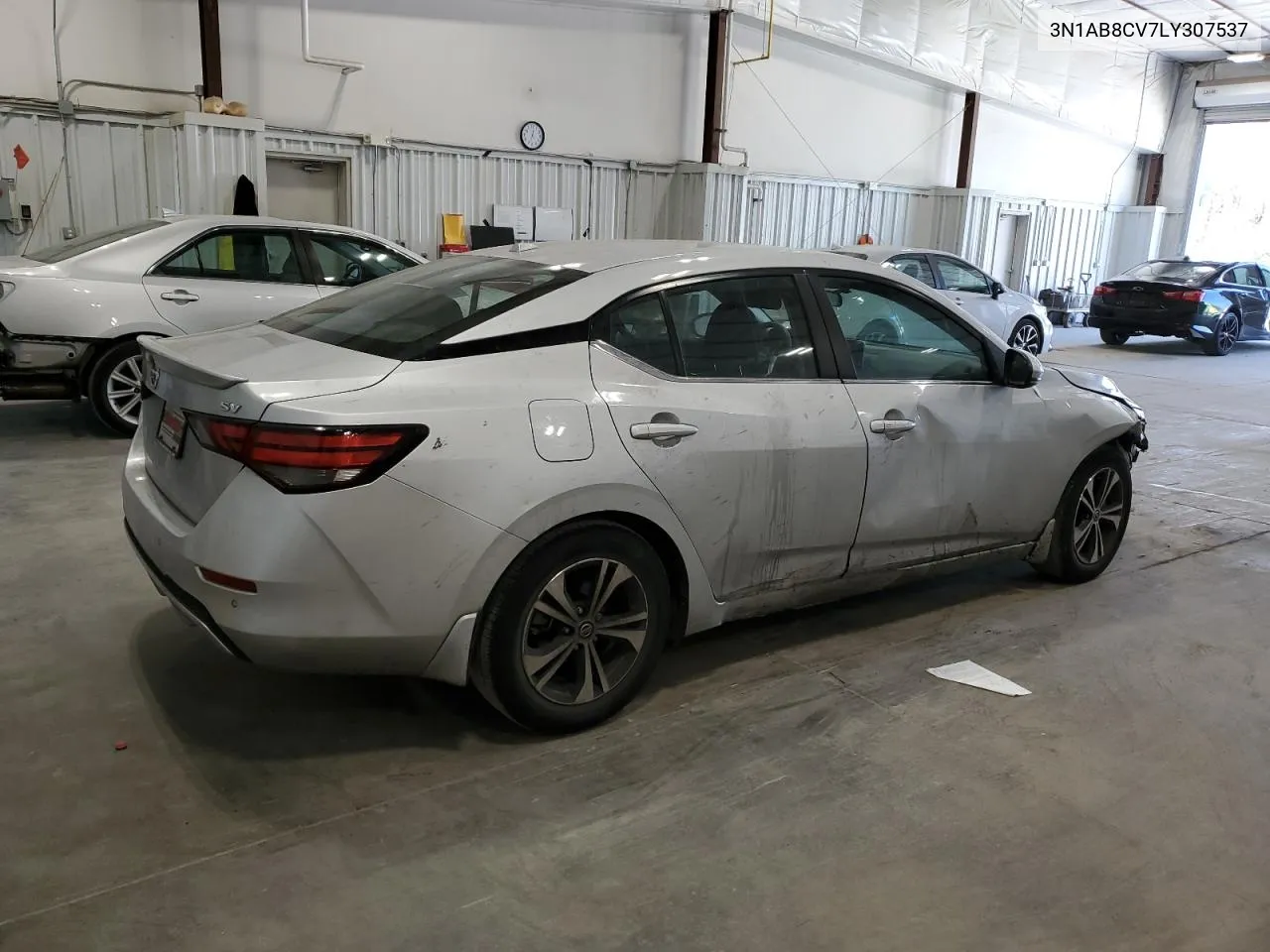 2020 Nissan Sentra Sv VIN: 3N1AB8CV7LY307537 Lot: 73183144