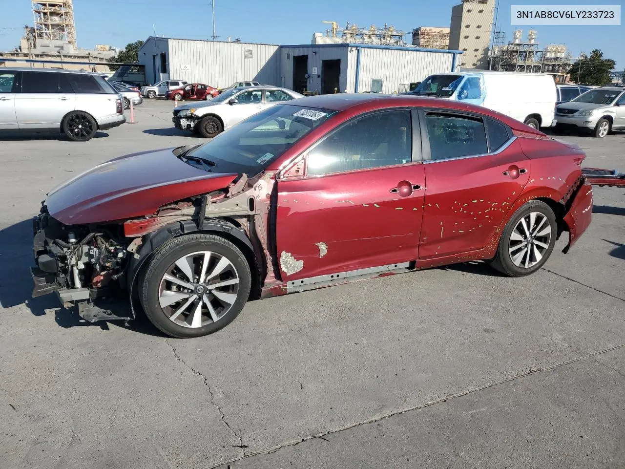 2020 Nissan Sentra Sv VIN: 3N1AB8CV6LY233723 Lot: 73201364