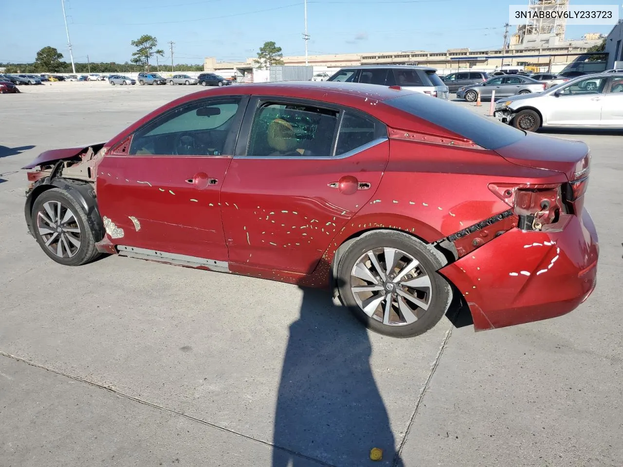 2020 Nissan Sentra Sv VIN: 3N1AB8CV6LY233723 Lot: 73201364