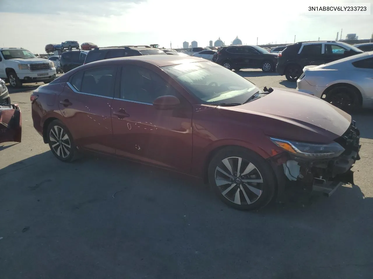 2020 Nissan Sentra Sv VIN: 3N1AB8CV6LY233723 Lot: 73201364