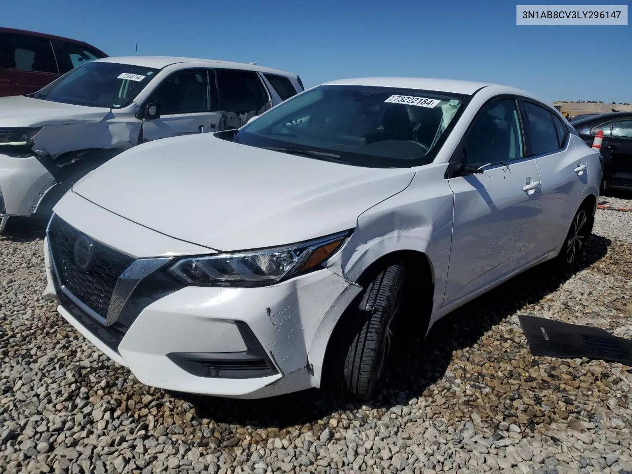 2020 Nissan Sentra Sv VIN: 3N1AB8CV3LY296147 Lot: 73222184