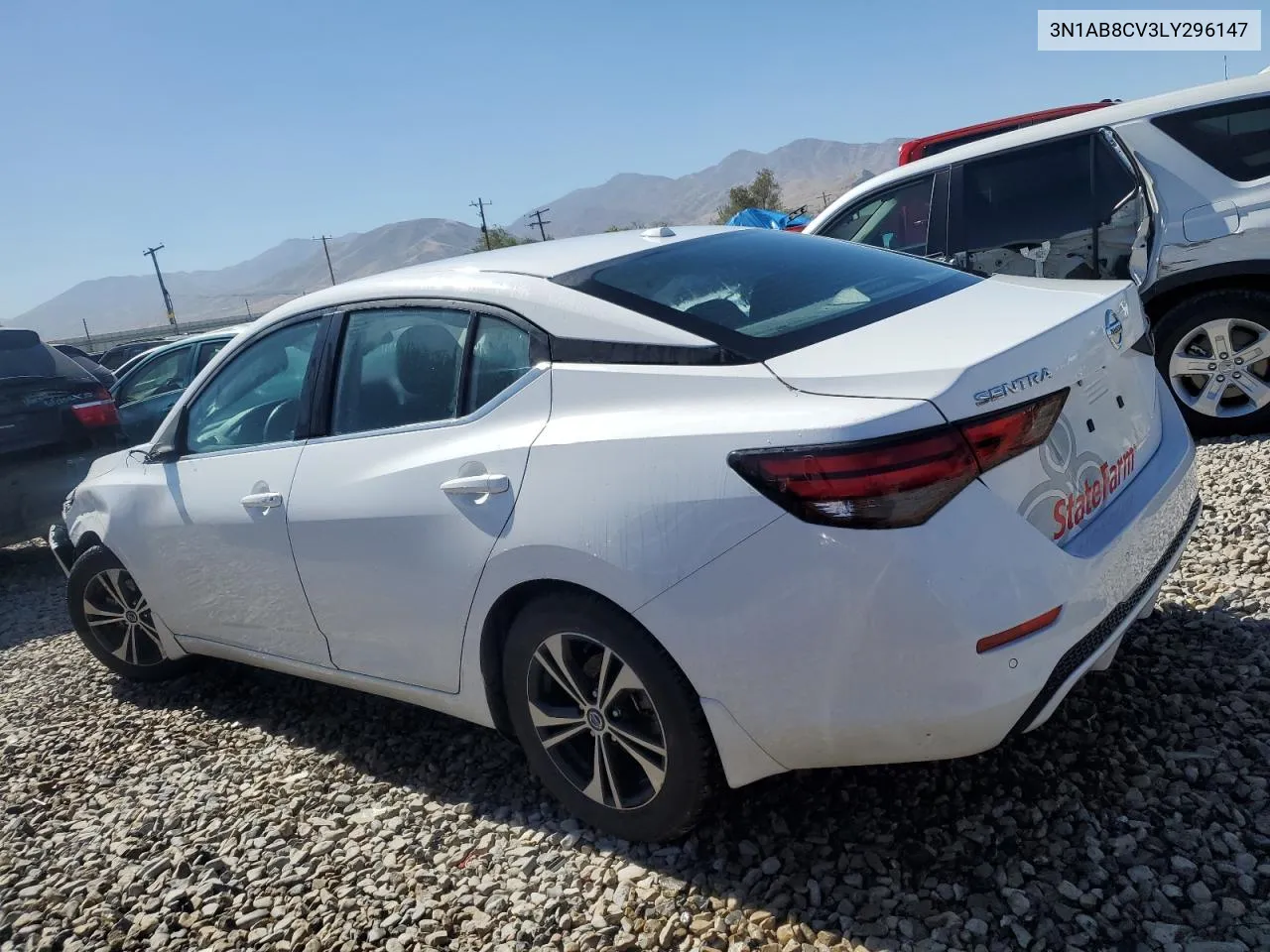 2020 Nissan Sentra Sv VIN: 3N1AB8CV3LY296147 Lot: 73222184