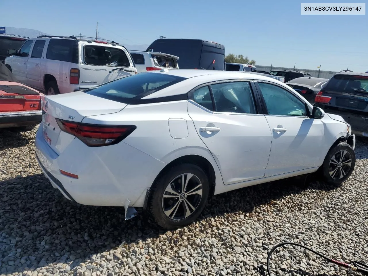 2020 Nissan Sentra Sv VIN: 3N1AB8CV3LY296147 Lot: 73222184