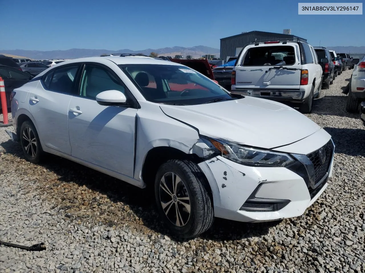 2020 Nissan Sentra Sv VIN: 3N1AB8CV3LY296147 Lot: 73222184