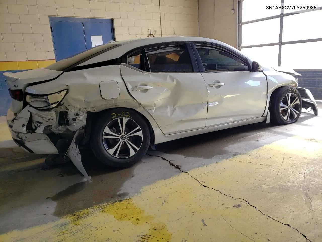 2020 Nissan Sentra Sv VIN: 3N1AB8CV7LY250935 Lot: 73325074