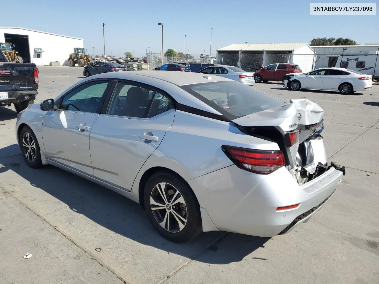 2020 Nissan Sentra Sv VIN: 3N1AB8CV7LY237098 Lot: 73340534