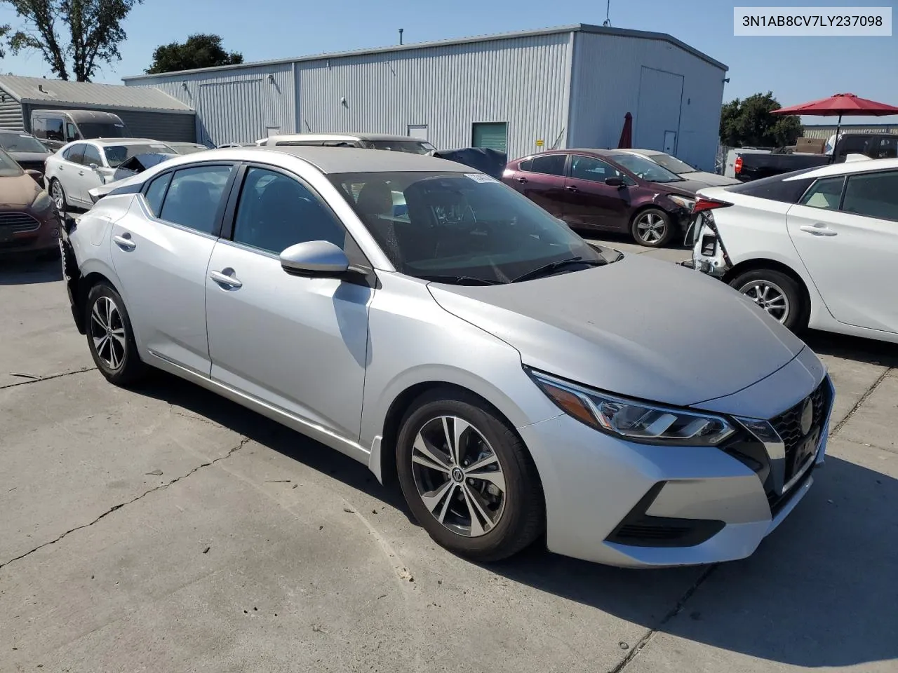 2020 Nissan Sentra Sv VIN: 3N1AB8CV7LY237098 Lot: 73340534