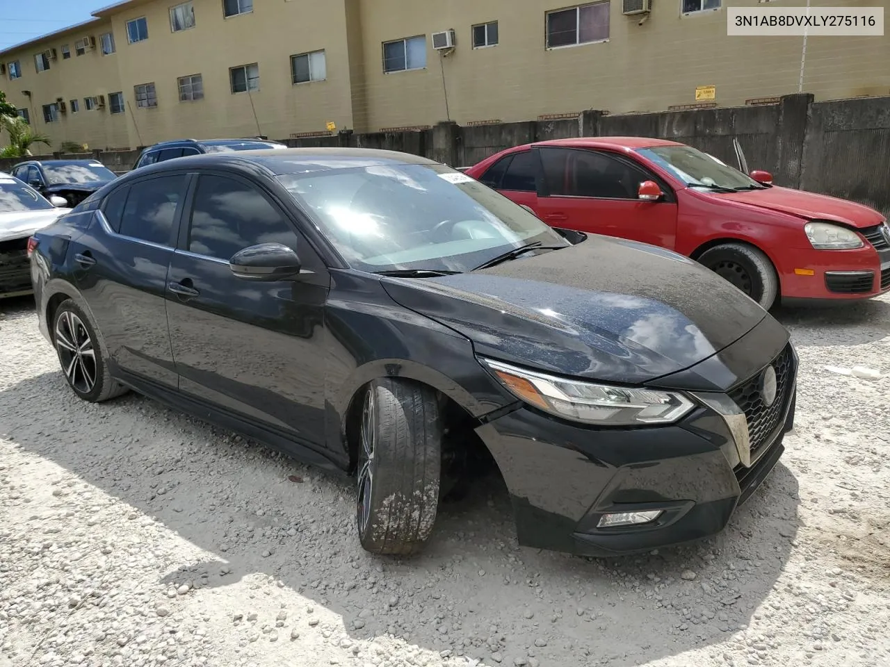 2020 Nissan Sentra Sr VIN: 3N1AB8DVXLY275116 Lot: 73343594