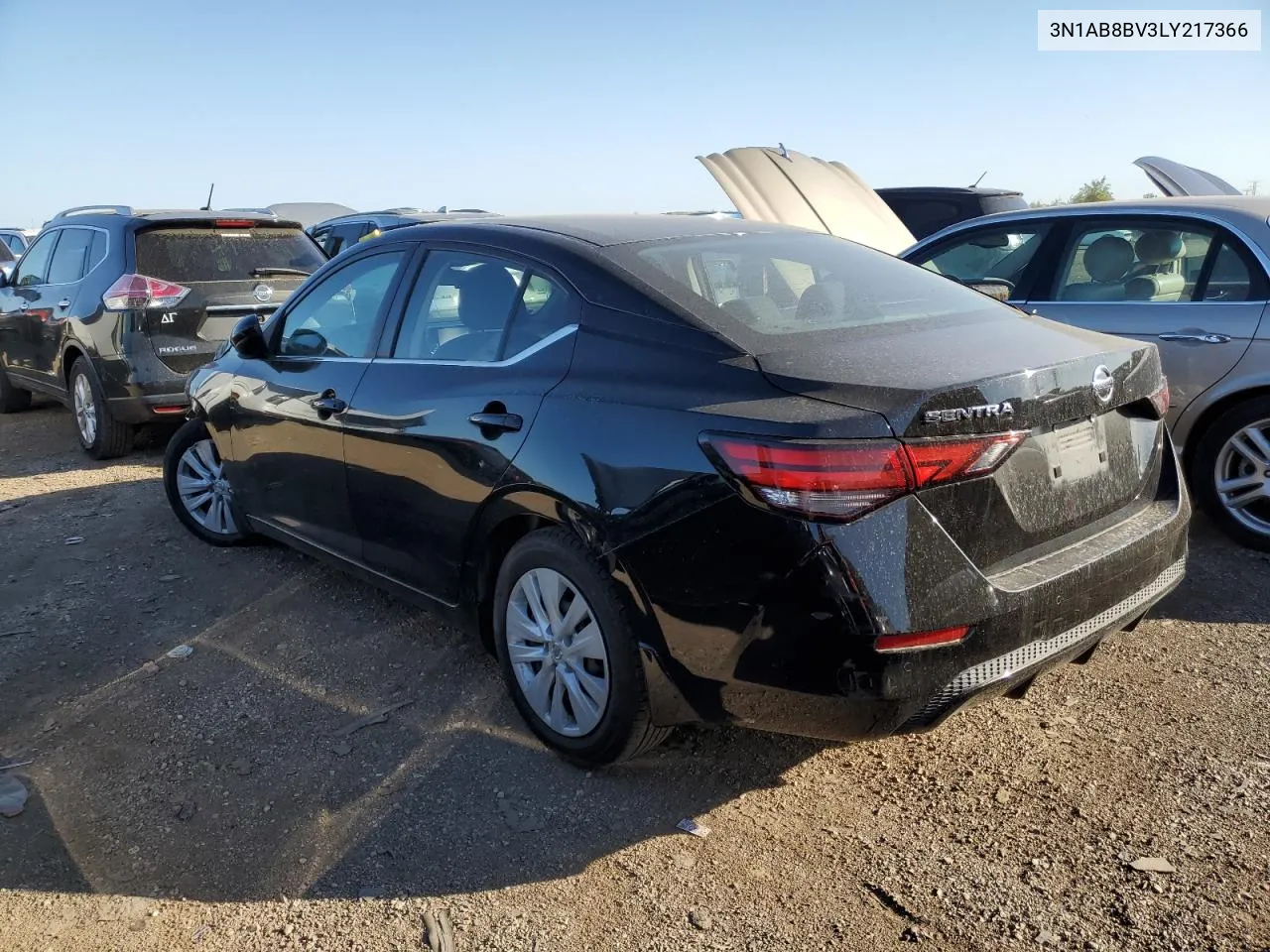 2020 Nissan Sentra S VIN: 3N1AB8BV3LY217366 Lot: 73583124