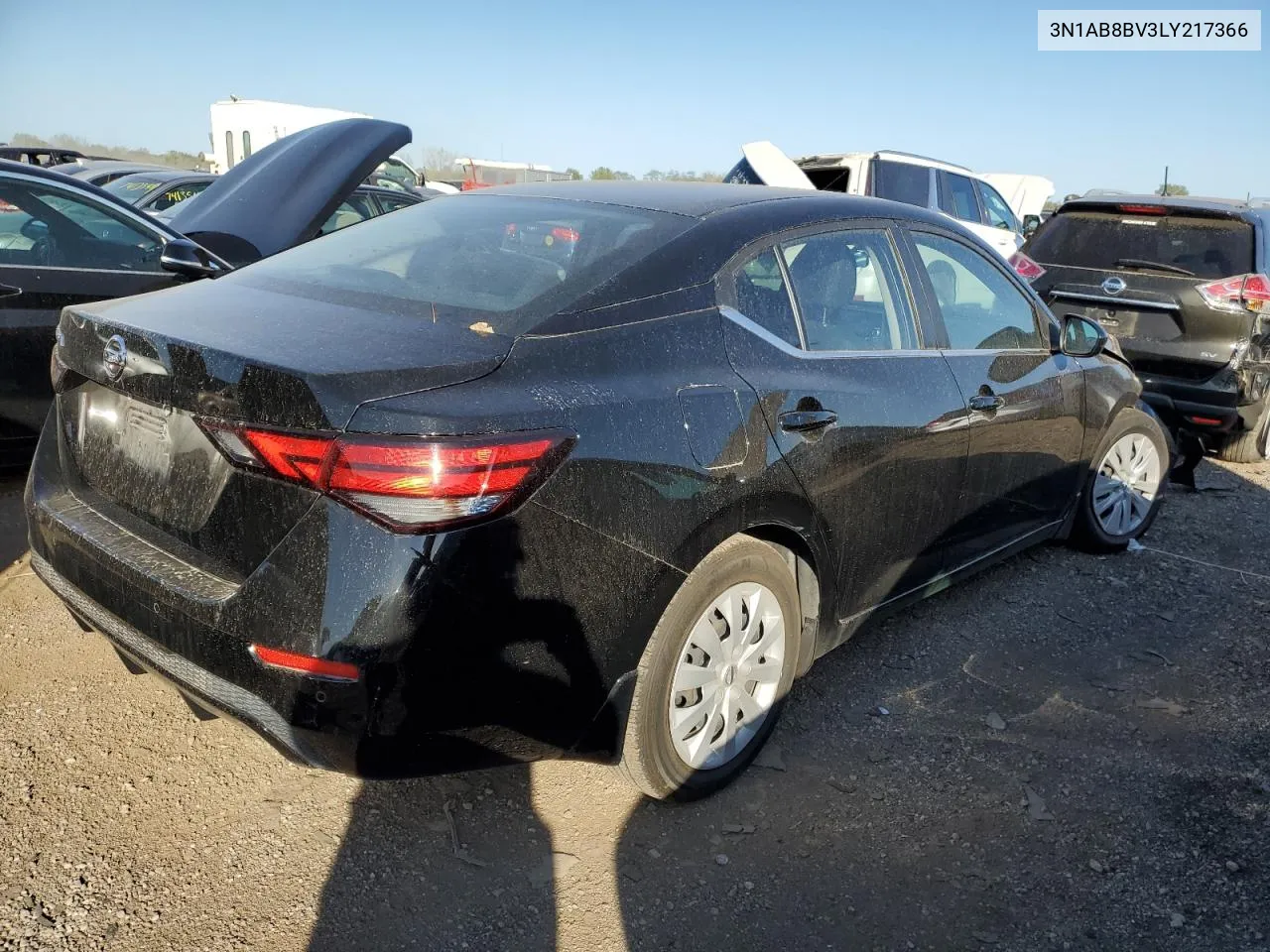 2020 Nissan Sentra S VIN: 3N1AB8BV3LY217366 Lot: 73583124