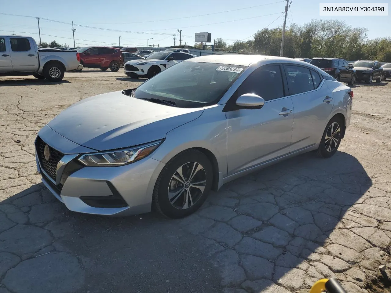 2020 Nissan Sentra Sv VIN: 3N1AB8CV4LY304398 Lot: 73606294