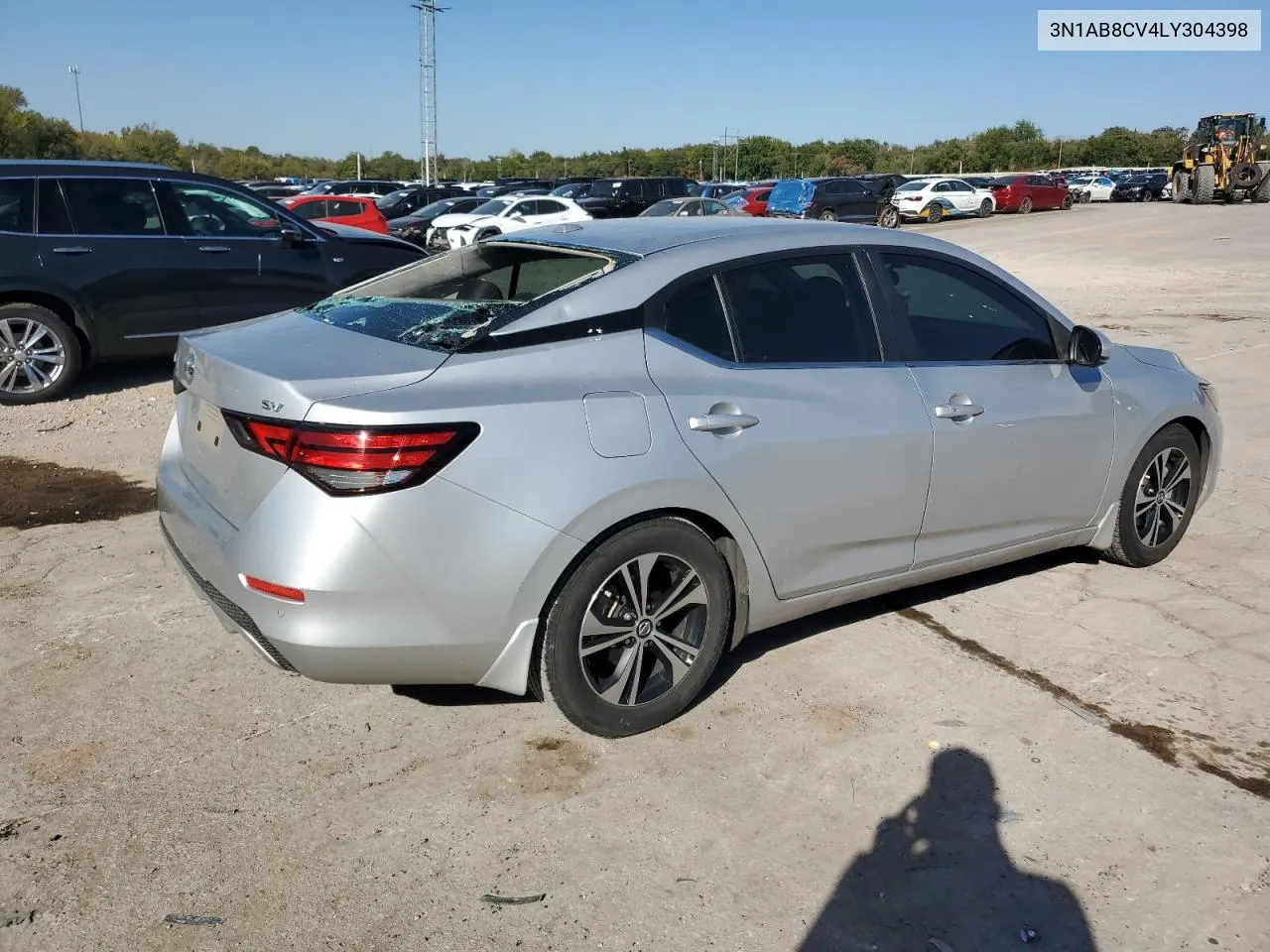 3N1AB8CV4LY304398 2020 Nissan Sentra Sv