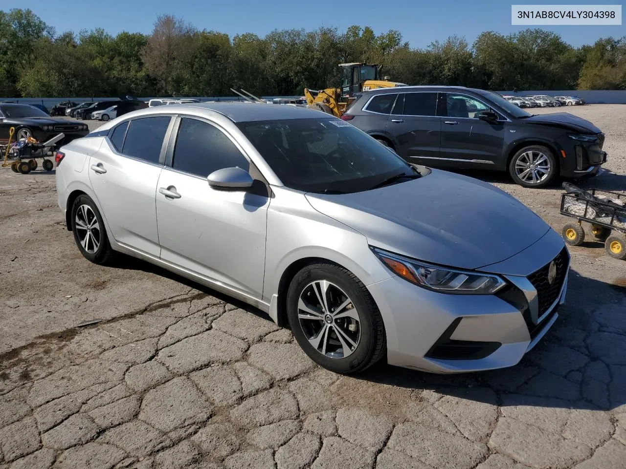 3N1AB8CV4LY304398 2020 Nissan Sentra Sv