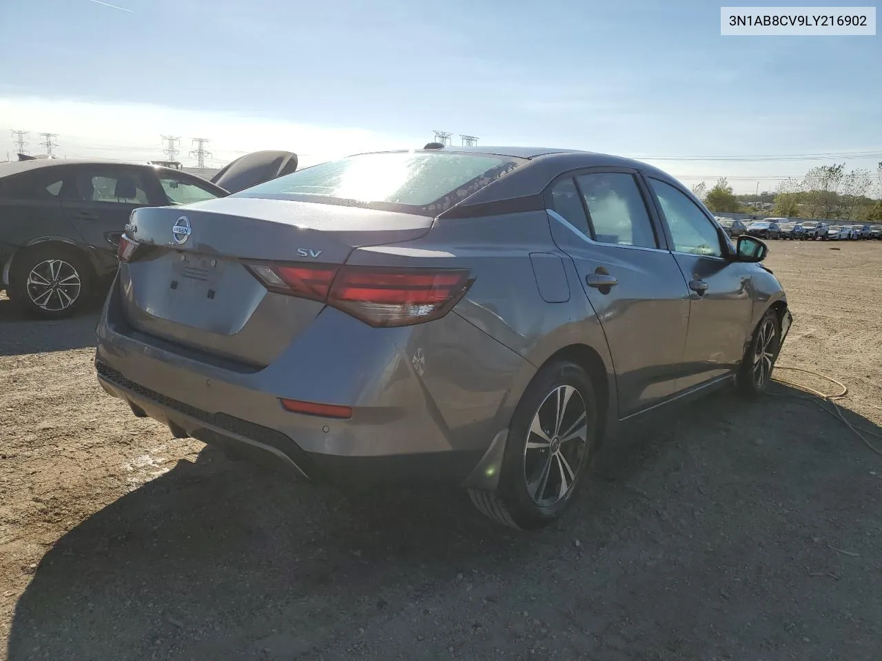 2020 Nissan Sentra Sv VIN: 3N1AB8CV9LY216902 Lot: 73611044