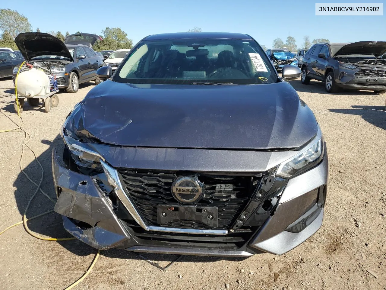 2020 Nissan Sentra Sv VIN: 3N1AB8CV9LY216902 Lot: 73611044