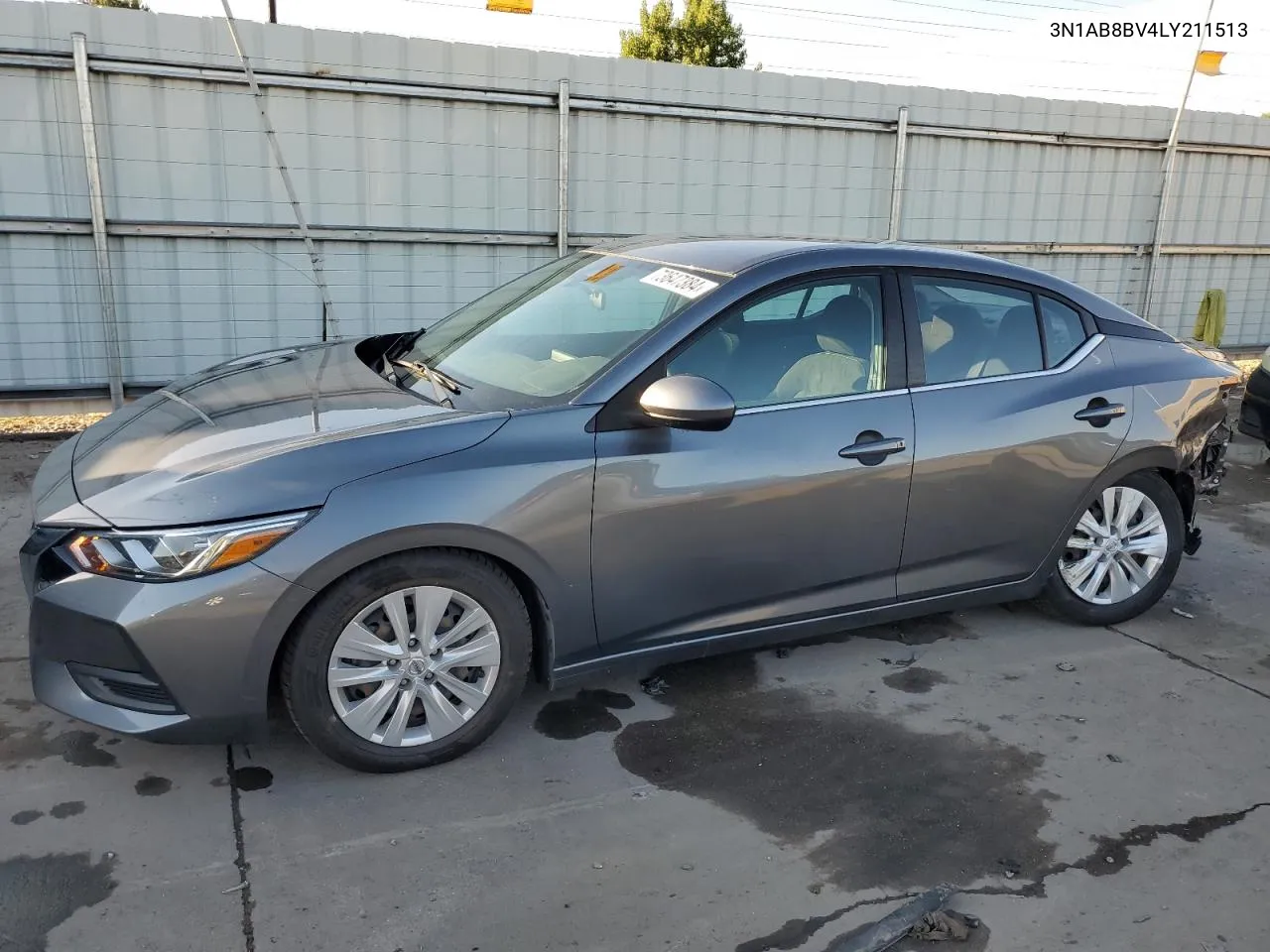 2020 Nissan Sentra S VIN: 3N1AB8BV4LY211513 Lot: 73647384