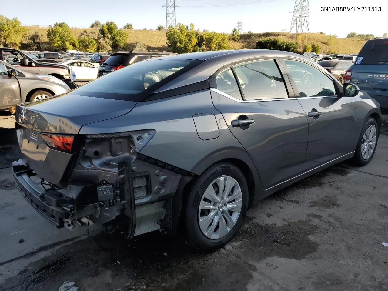 2020 Nissan Sentra S VIN: 3N1AB8BV4LY211513 Lot: 73647384