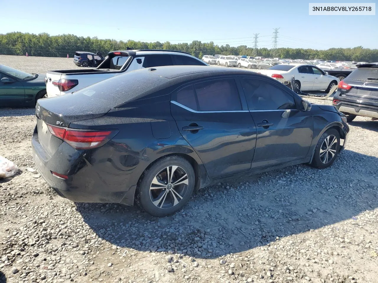 2020 Nissan Sentra Sv VIN: 3N1AB8CV8LY265718 Lot: 73684004