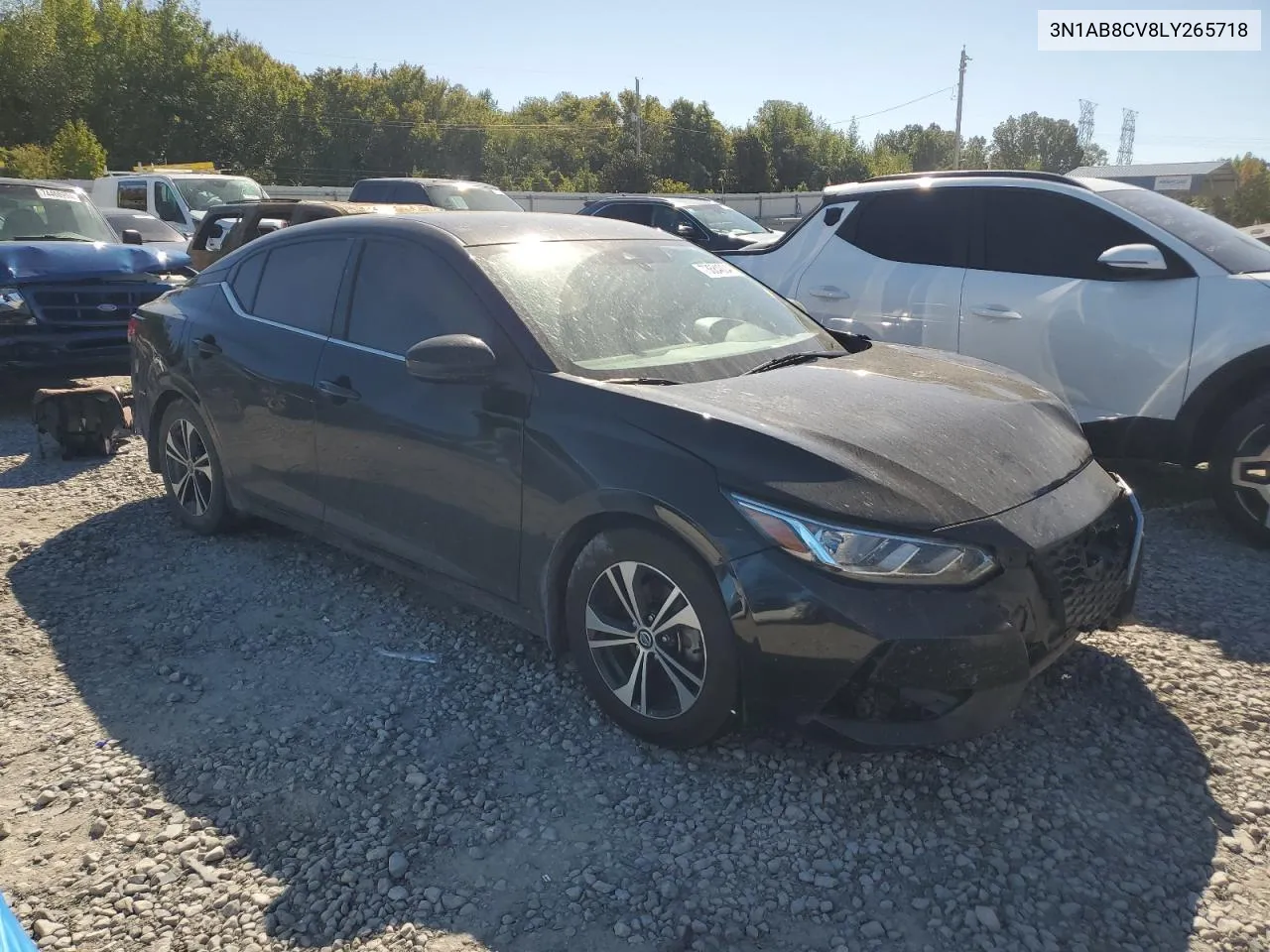 2020 Nissan Sentra Sv VIN: 3N1AB8CV8LY265718 Lot: 73684004