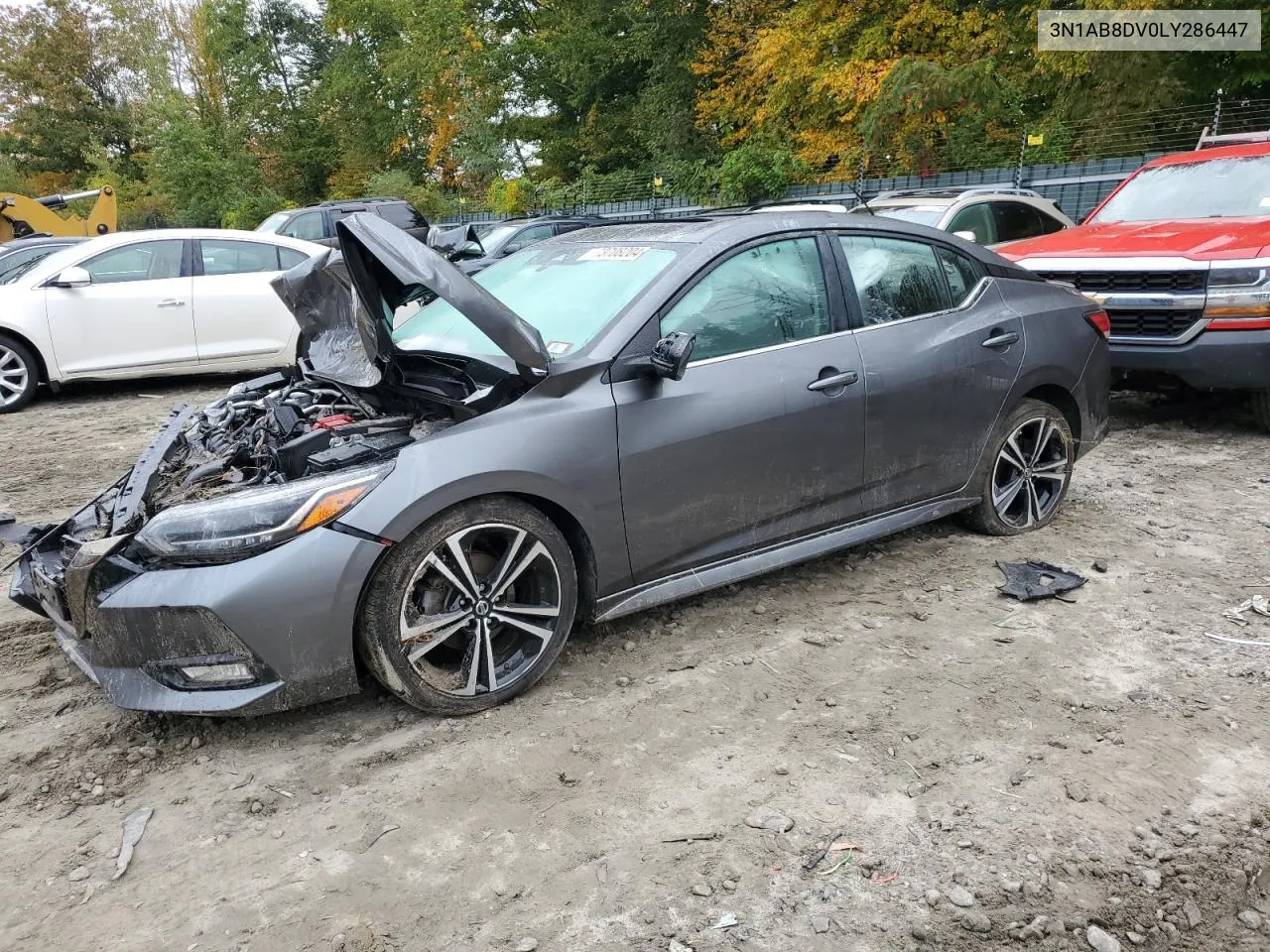 2020 Nissan Sentra Sr VIN: 3N1AB8DV0LY286447 Lot: 73708204