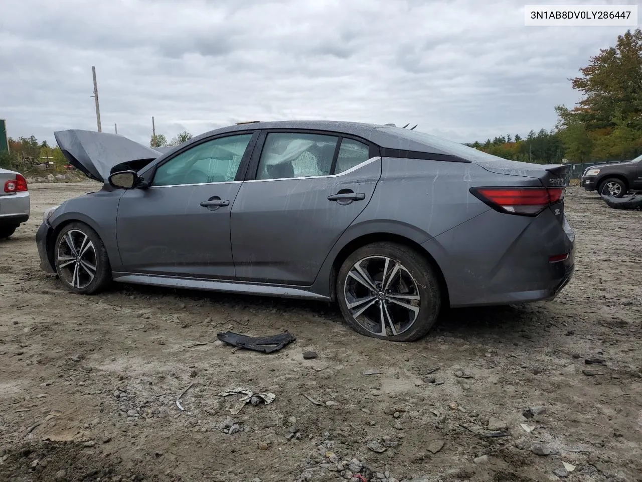 2020 Nissan Sentra Sr VIN: 3N1AB8DV0LY286447 Lot: 73708204