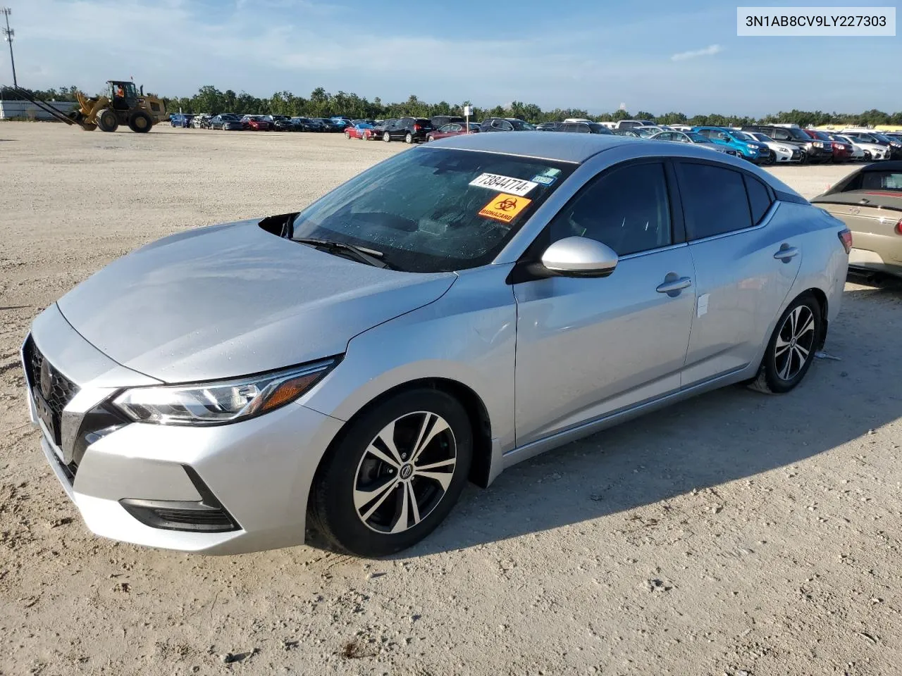 2020 Nissan Sentra Sv VIN: 3N1AB8CV9LY227303 Lot: 73844774