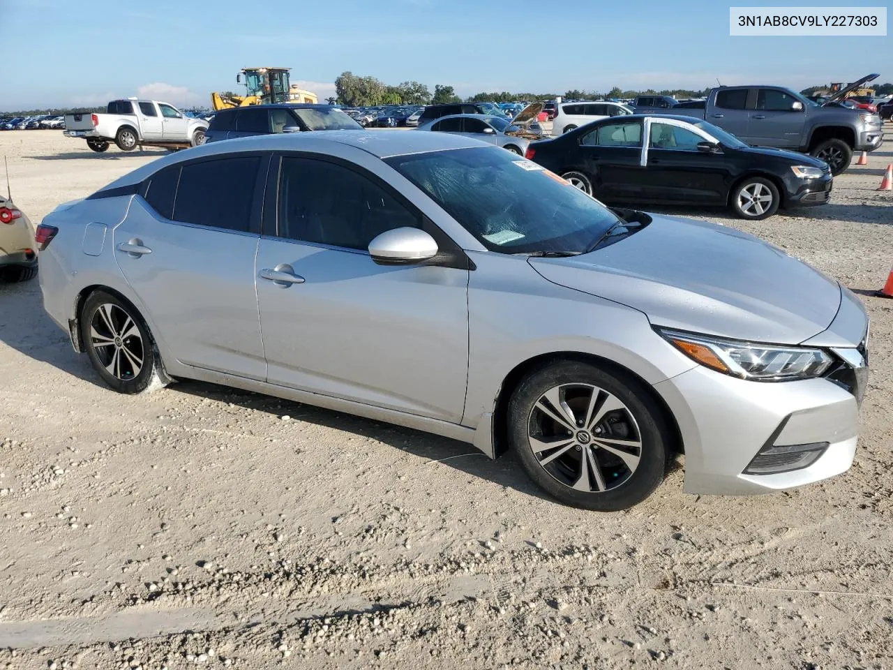 2020 Nissan Sentra Sv VIN: 3N1AB8CV9LY227303 Lot: 73844774