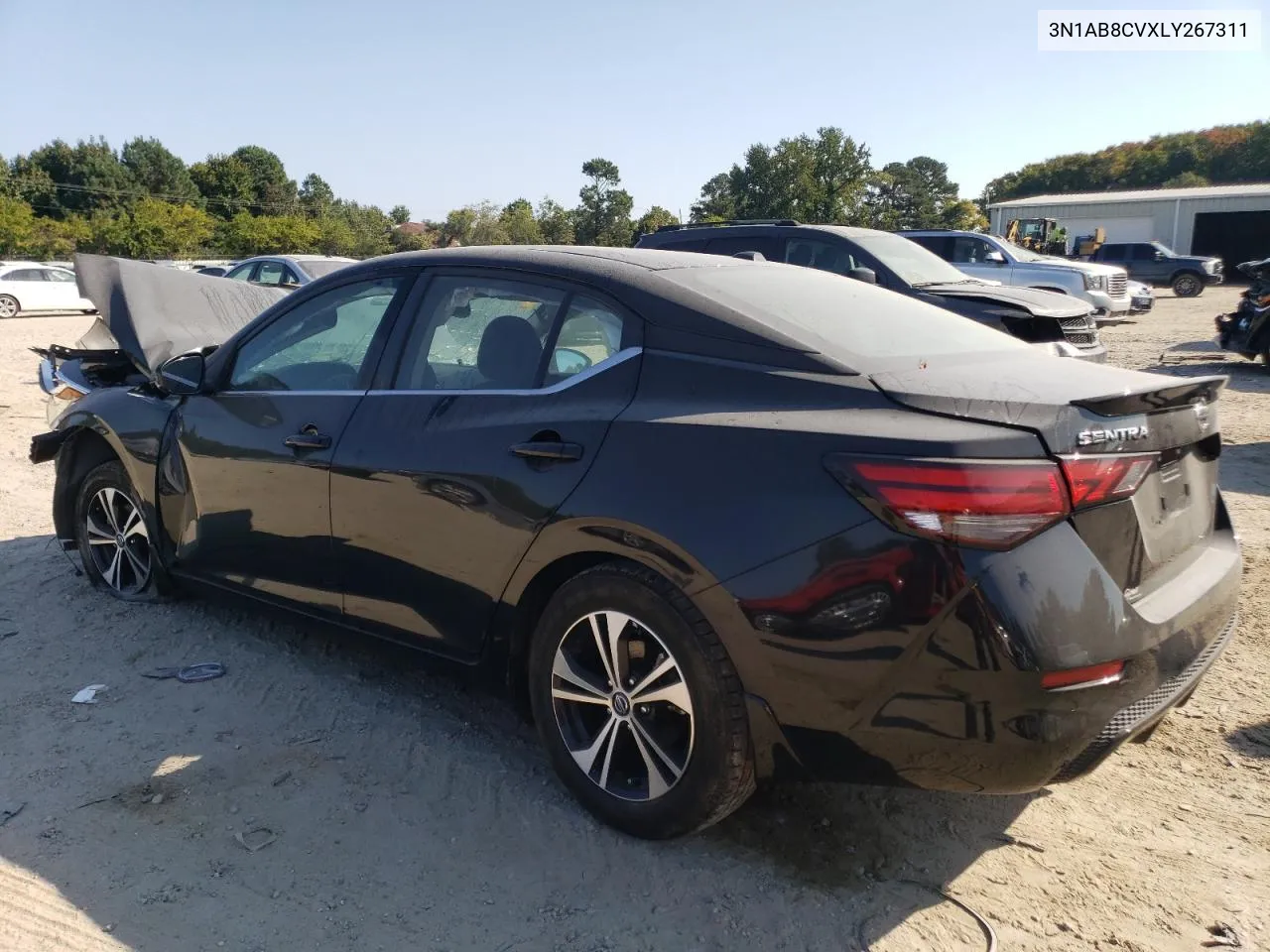 2020 Nissan Sentra Sv VIN: 3N1AB8CVXLY267311 Lot: 74026924