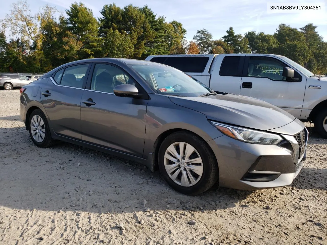 2020 Nissan Sentra S VIN: 3N1AB8BV9LY304351 Lot: 74202774