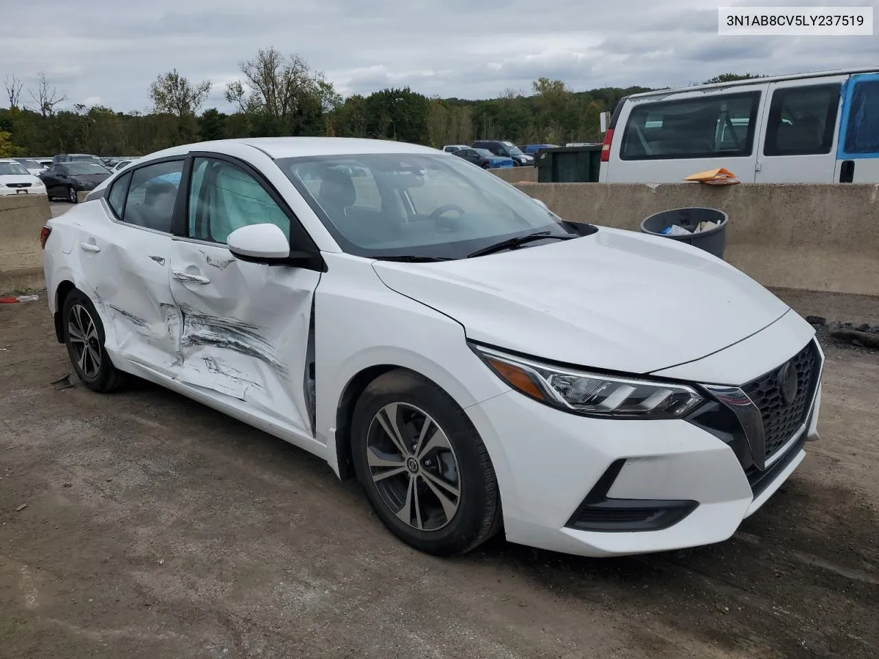 2020 Nissan Sentra Sv VIN: 3N1AB8CV5LY237519 Lot: 74204494