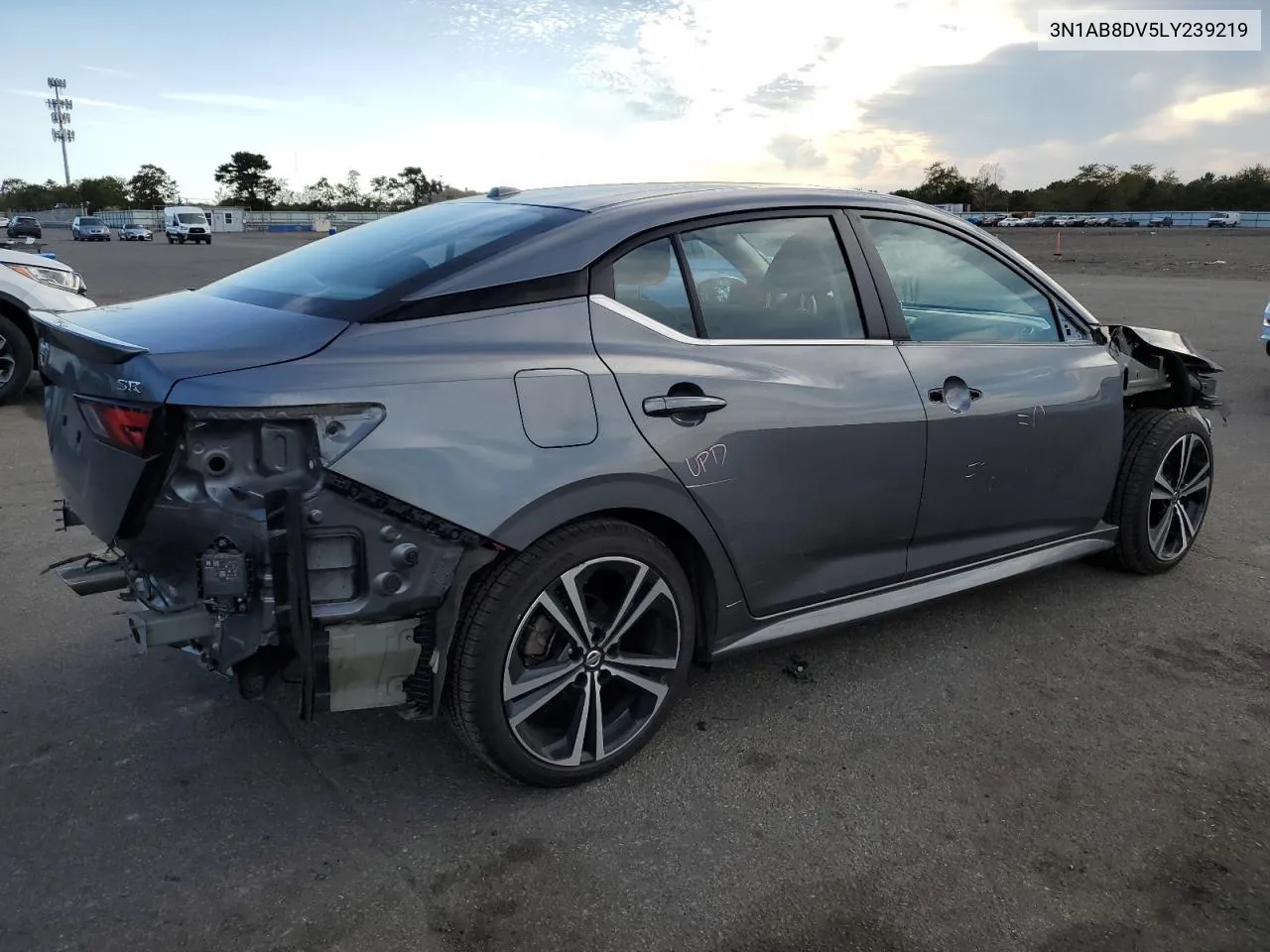 2020 Nissan Sentra Sr VIN: 3N1AB8DV5LY239219 Lot: 74263254