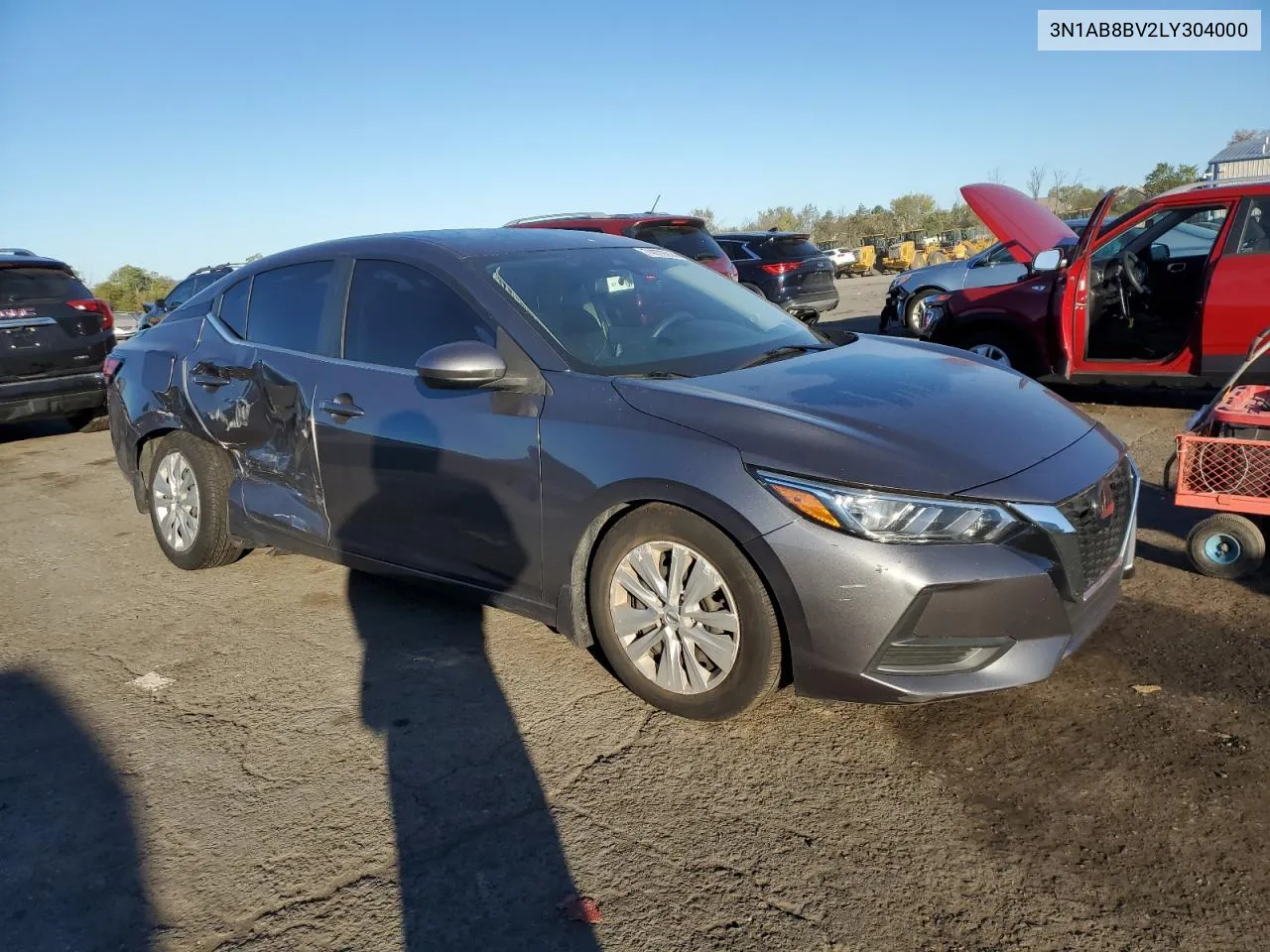 2020 Nissan Sentra S VIN: 3N1AB8BV2LY304000 Lot: 74370914