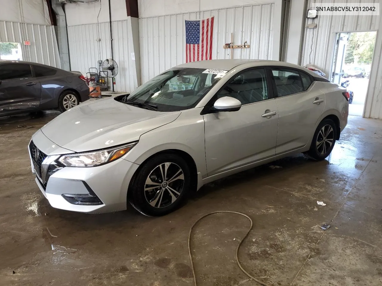 2020 Nissan Sentra Sv VIN: 3N1AB8CV5LY312042 Lot: 74372784