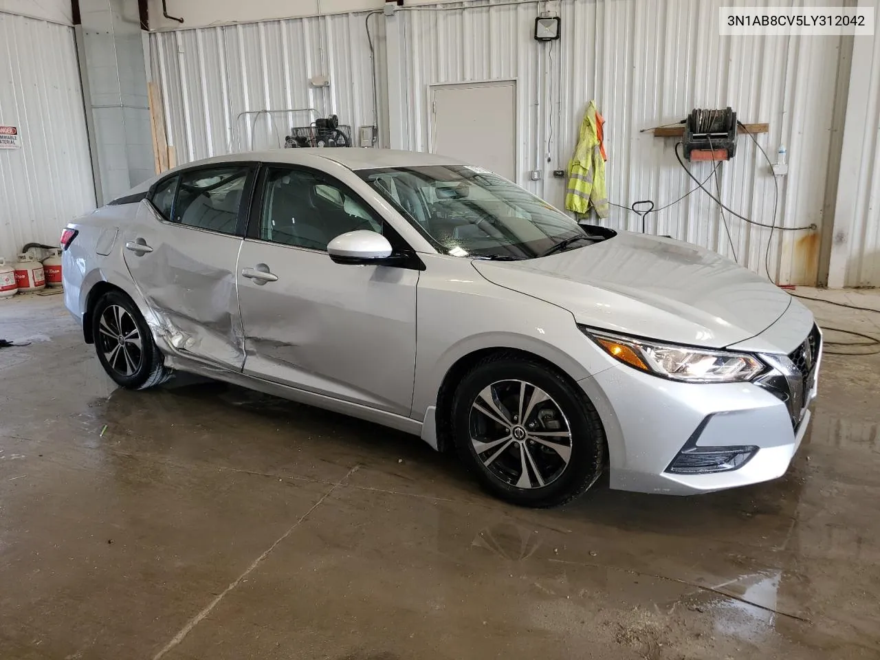 2020 Nissan Sentra Sv VIN: 3N1AB8CV5LY312042 Lot: 74372784