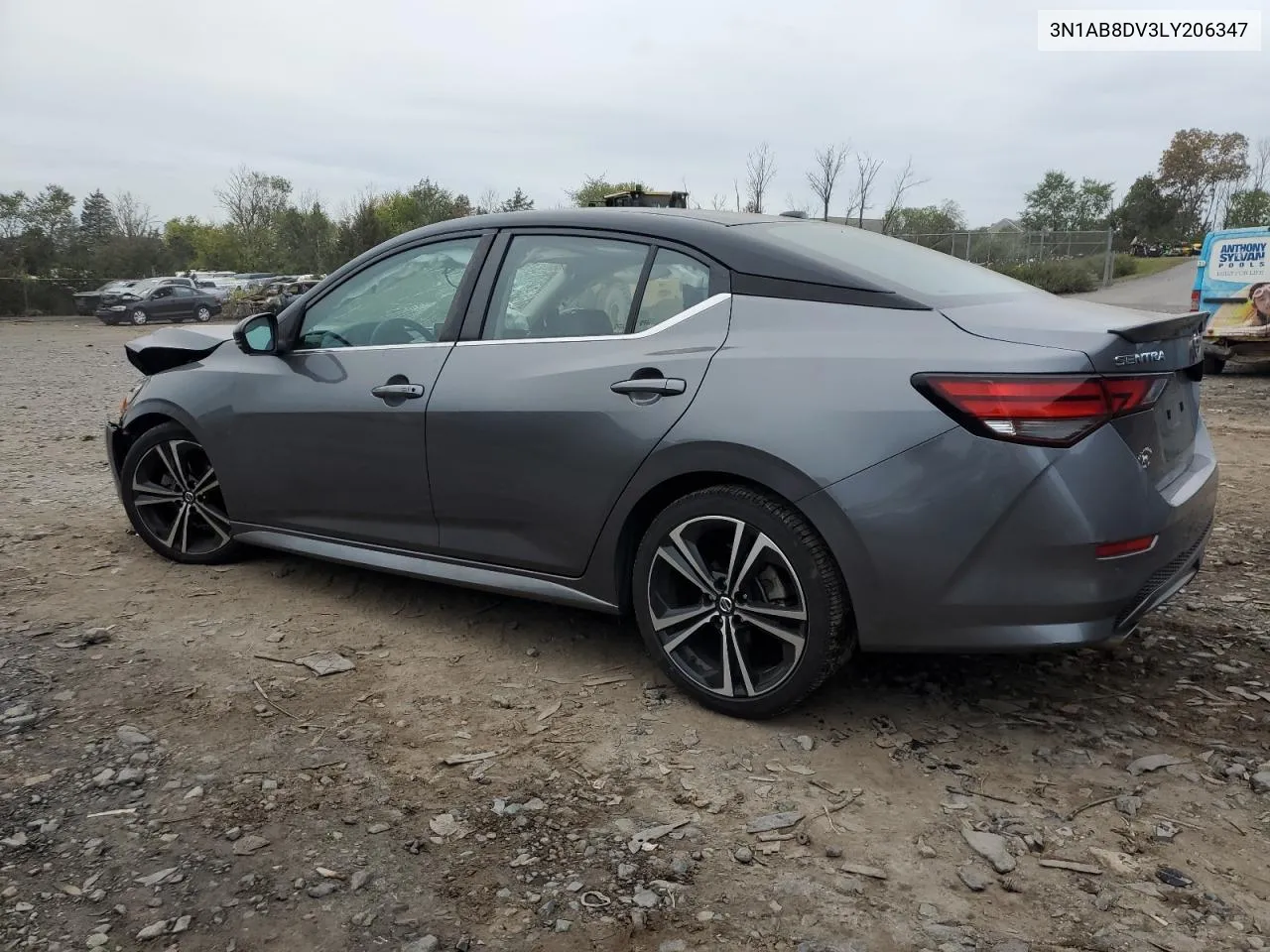 2020 Nissan Sentra Sr VIN: 3N1AB8DV3LY206347 Lot: 74374524