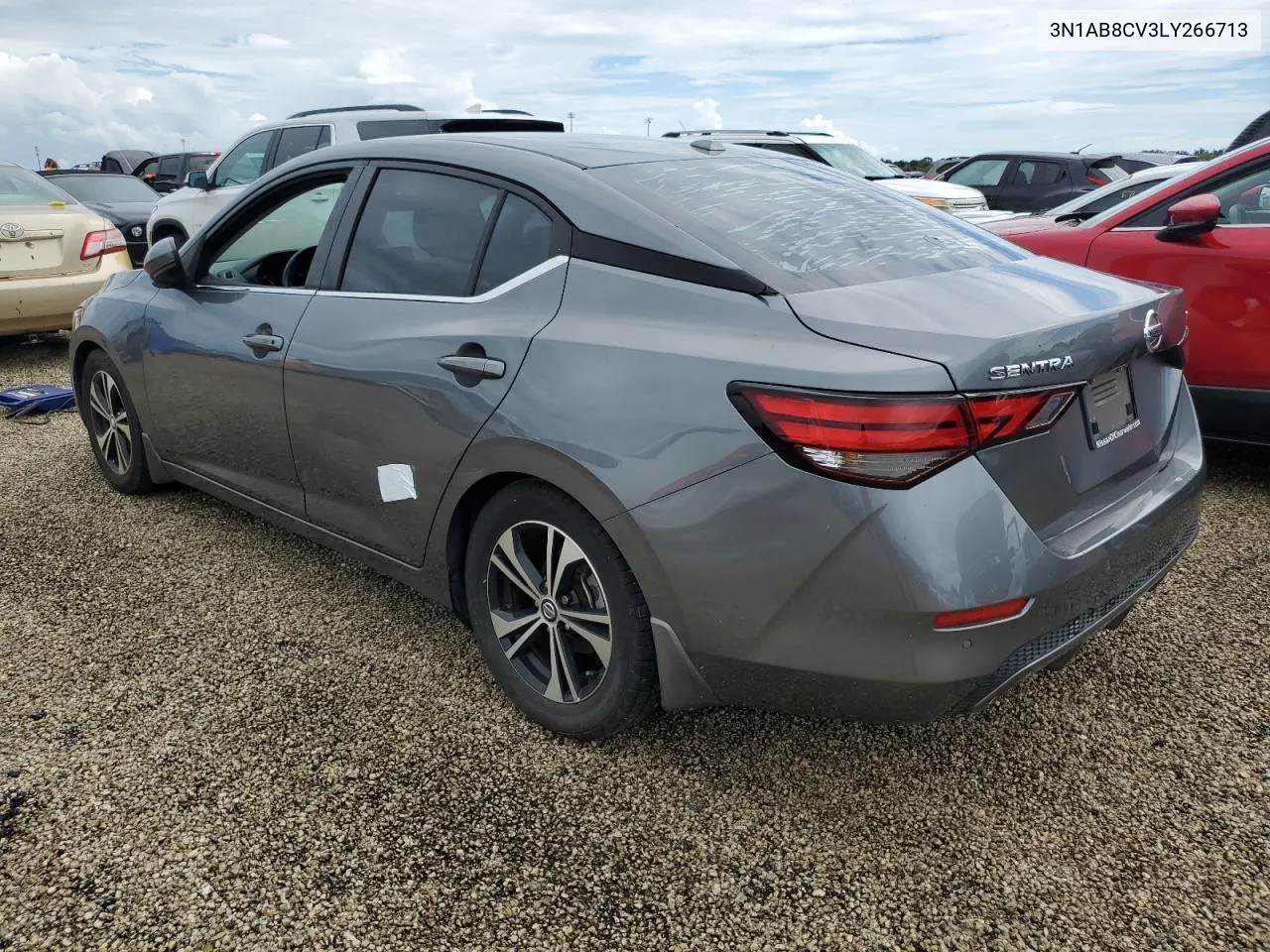 2020 Nissan Sentra Sv VIN: 3N1AB8CV3LY266713 Lot: 74421254