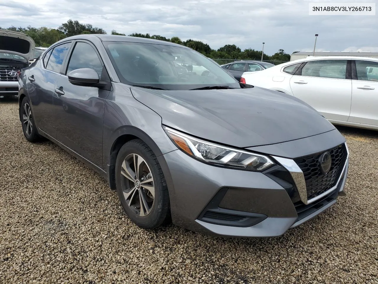 2020 Nissan Sentra Sv VIN: 3N1AB8CV3LY266713 Lot: 74421254