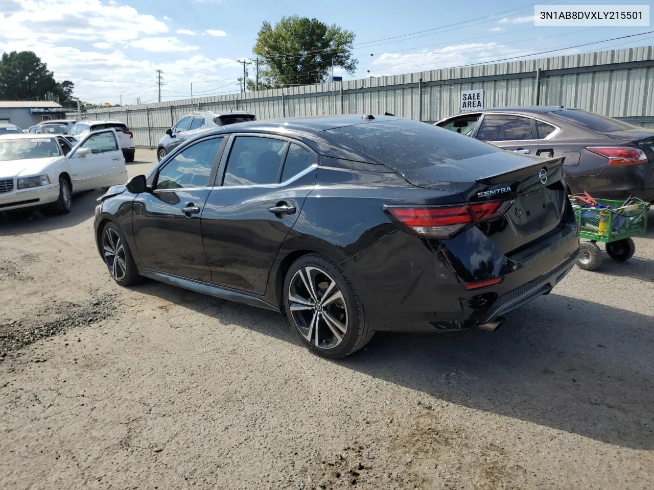 2020 Nissan Sentra Sr VIN: 3N1AB8DVXLY215501 Lot: 74442824