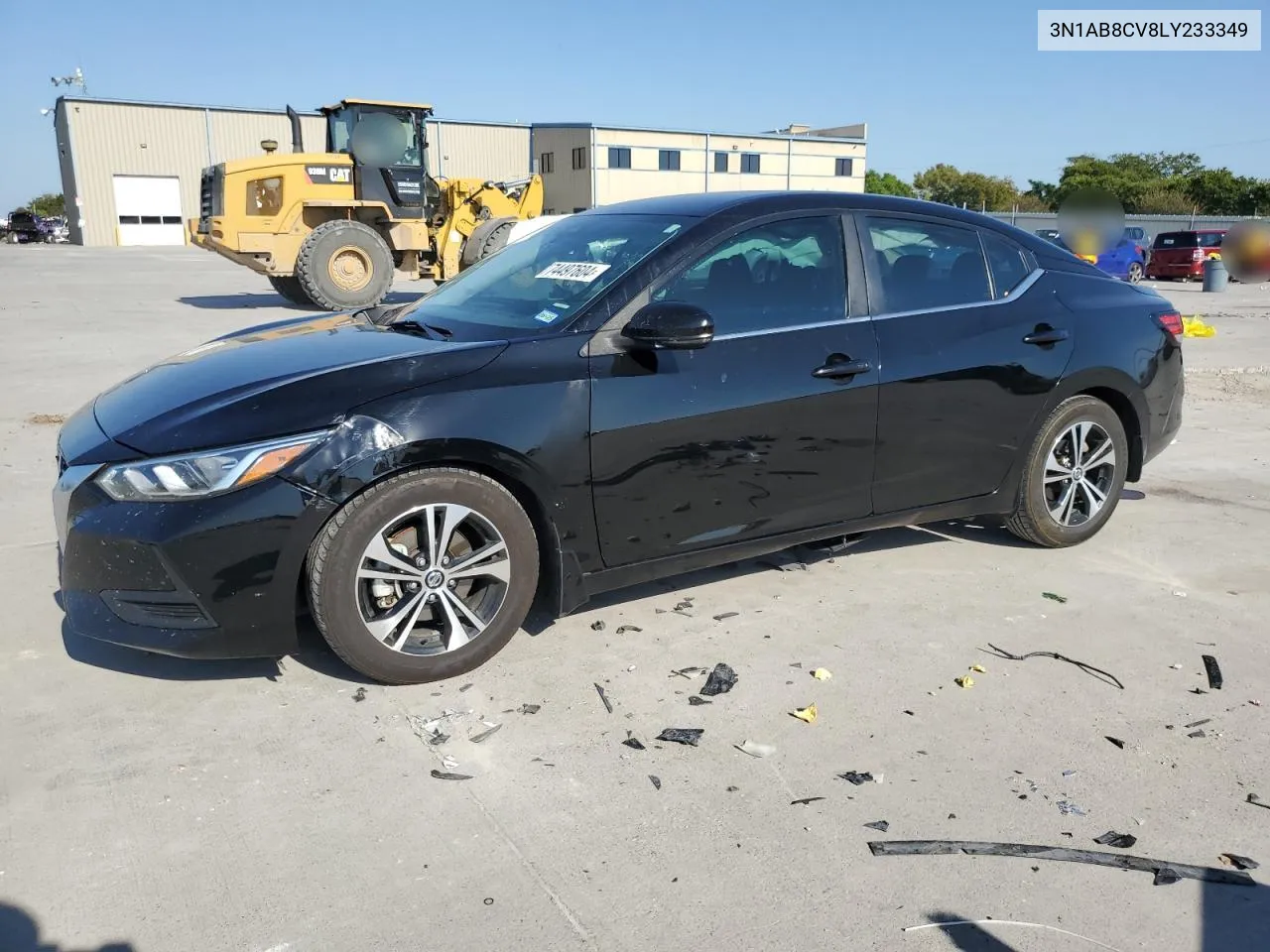 2020 Nissan Sentra Sv VIN: 3N1AB8CV8LY233349 Lot: 74497604