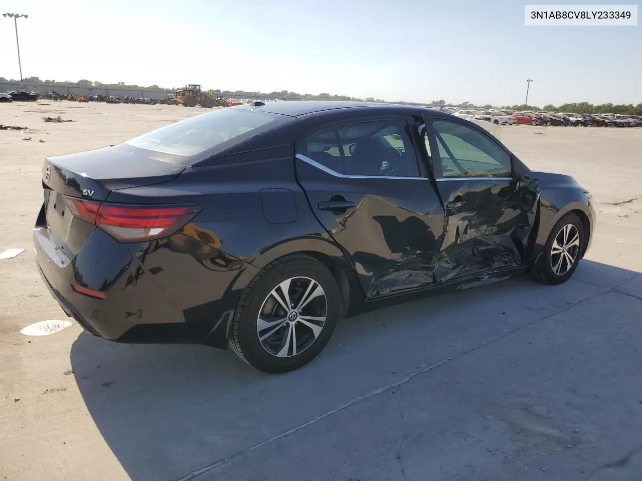 2020 Nissan Sentra Sv VIN: 3N1AB8CV8LY233349 Lot: 74497604