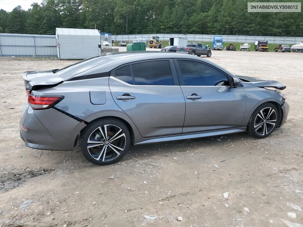 2020 Nissan Sentra Sr VIN: 3N1AB8DV0LY308012 Lot: 74525704