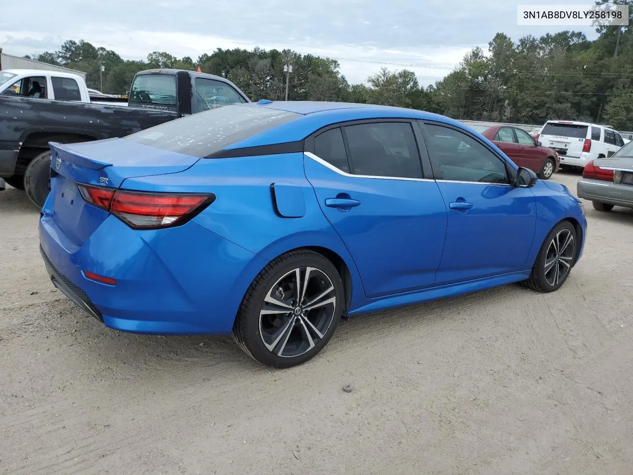 2020 Nissan Sentra Sr VIN: 3N1AB8DV8LY258198 Lot: 74628564