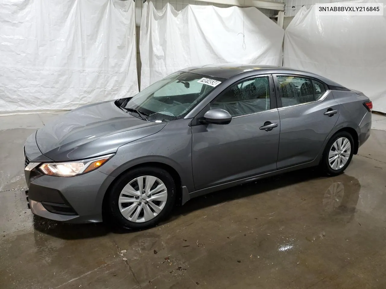 2020 Nissan Sentra S VIN: 3N1AB8BVXLY216845 Lot: 74914534