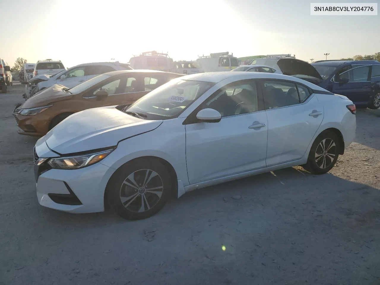 2020 Nissan Sentra Sv VIN: 3N1AB8CV3LY204776 Lot: 74980984