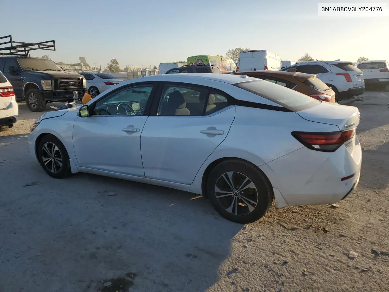 2020 Nissan Sentra Sv VIN: 3N1AB8CV3LY204776 Lot: 74980984