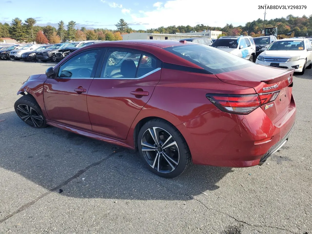 2020 Nissan Sentra Sr VIN: 3N1AB8DV3LY298379 Lot: 75012444