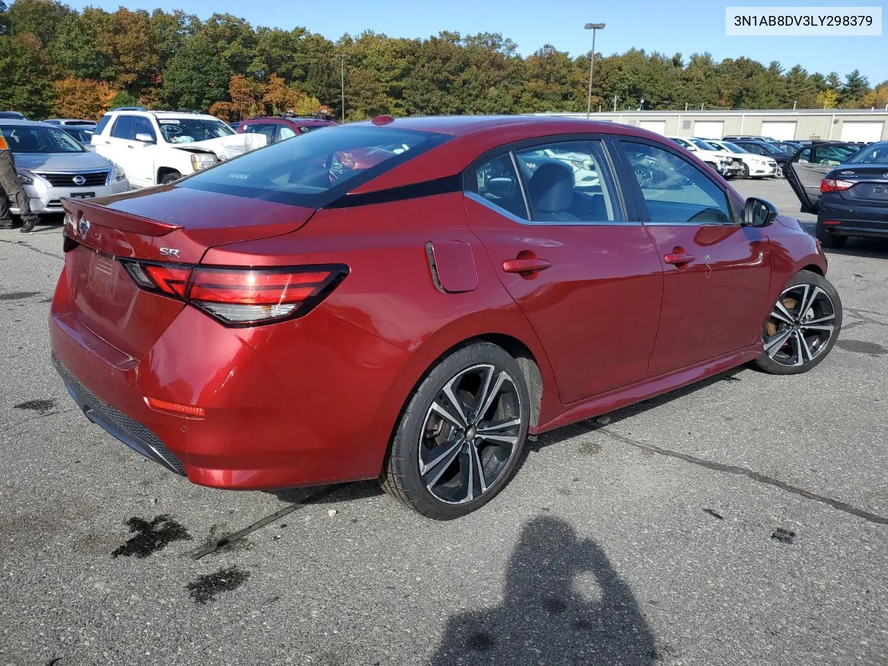 2020 Nissan Sentra Sr VIN: 3N1AB8DV3LY298379 Lot: 75012444