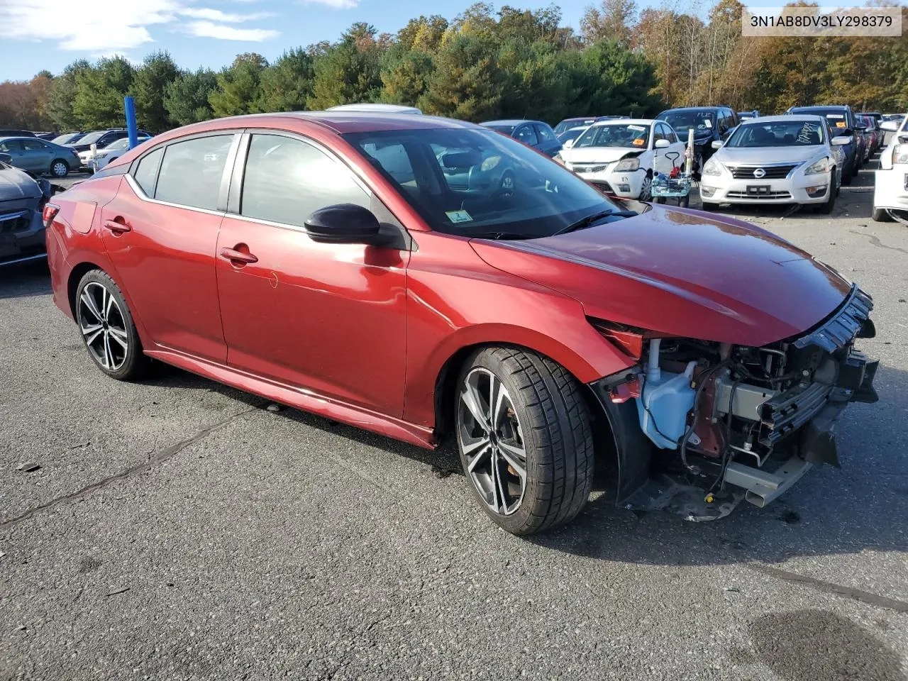 2020 Nissan Sentra Sr VIN: 3N1AB8DV3LY298379 Lot: 75012444